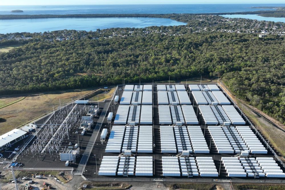 Aerial view of the Waratah Super Battery site