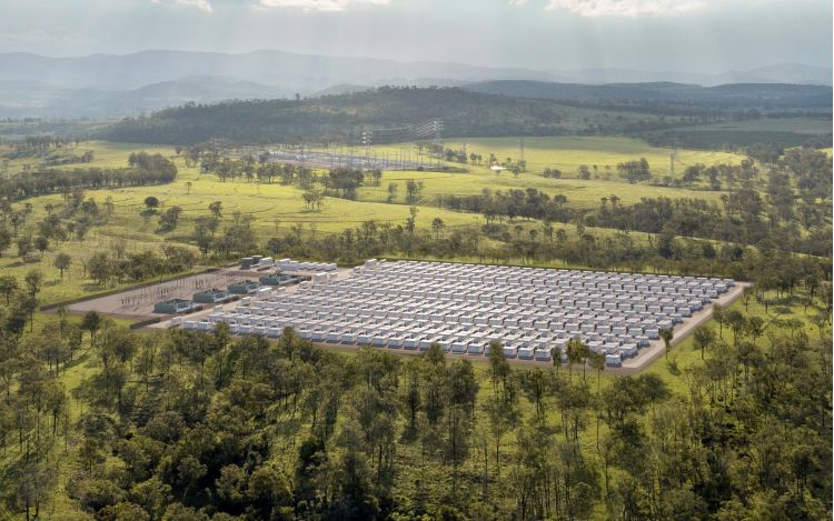 Aerial overview of the Halys BESS