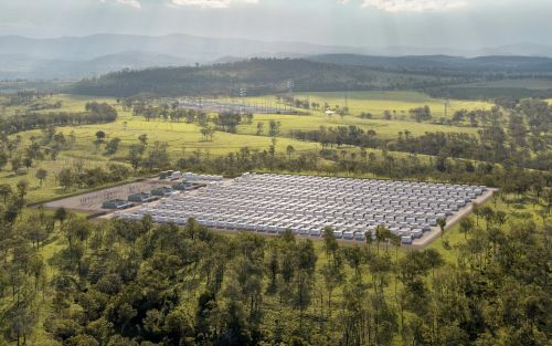 Aerial overview of the Halys BESS