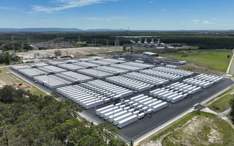 Aerial view of the Waratah Super Battery