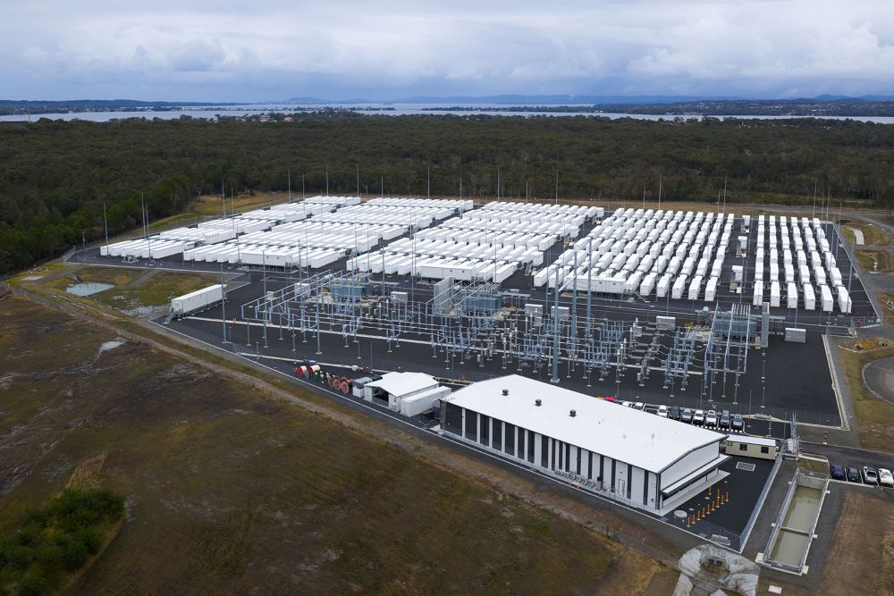 An aerial overview of the Waratah Super Battery project site.