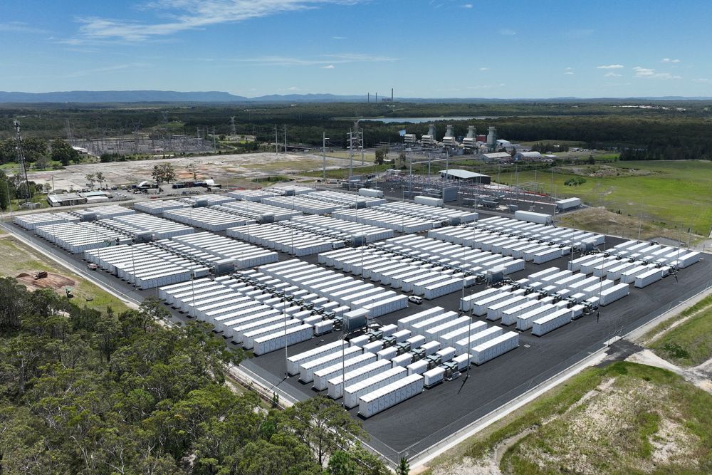An aerial overview of the Waratah Super Battery project site.