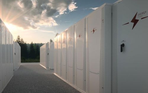 CG render of the batteries at Akaysha's Ulinda Park BESS