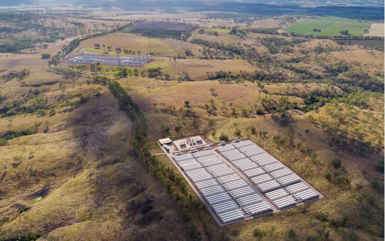 Aerial overview of the Halys BESS